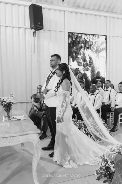 Wedding ceremony at Celeiro Blanc, Rio de Janeiro