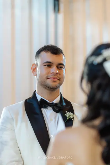 Wedding ceremony at Celeiro Blanc, Rio de Janeiro
