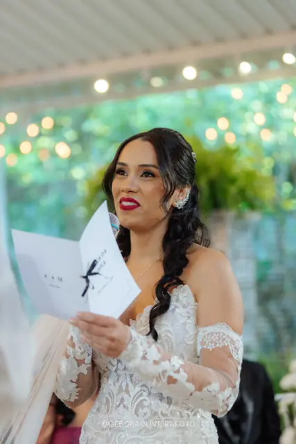 Wedding ceremony at Celeiro Blanc, Rio de Janeiro