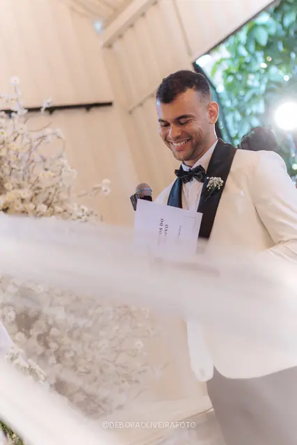 Wedding ceremony at Celeiro Blanc, Rio de Janeiro