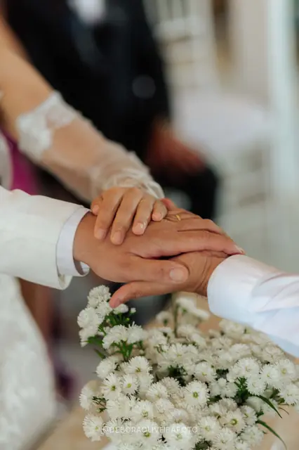 Wedding ceremony at Celeiro Blanc, Rio de Janeiro
