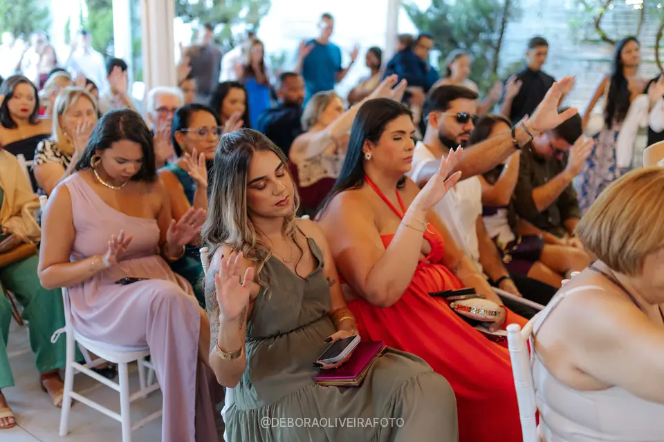Wedding ceremony at Celeiro Blanc, Rio de Janeiro