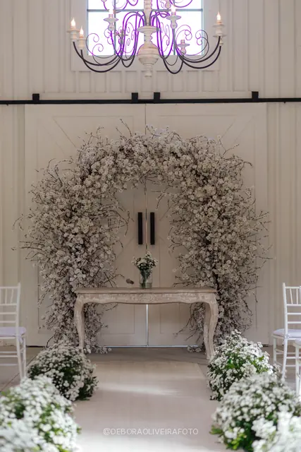 Wedding decor at Celeiro Blanc, Rio de Janeiro