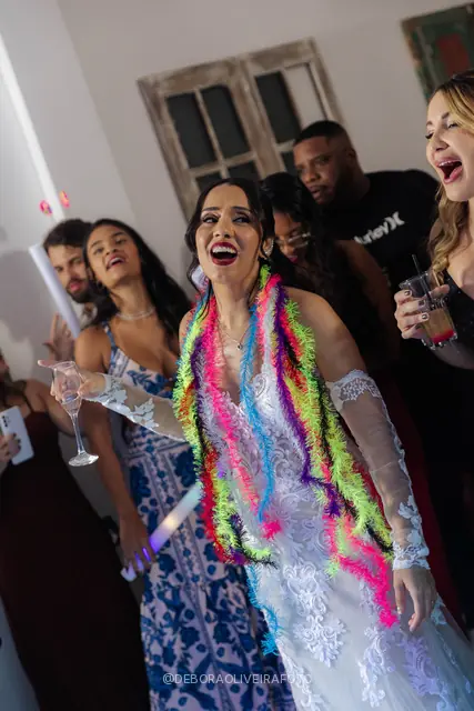 Wedding reception at Celeiro Blanc, Rio de Janeiro