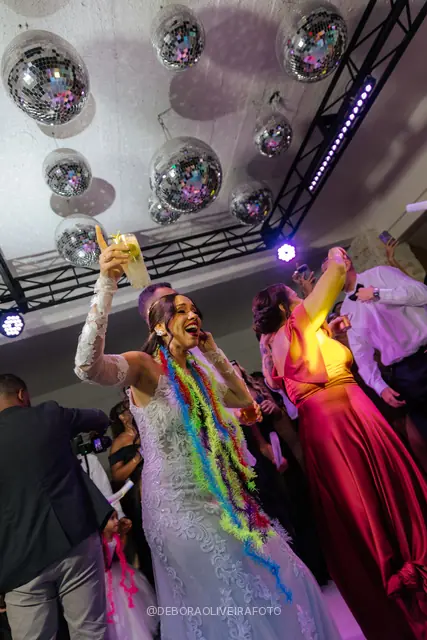Wedding reception at Celeiro Blanc, Rio de Janeiro