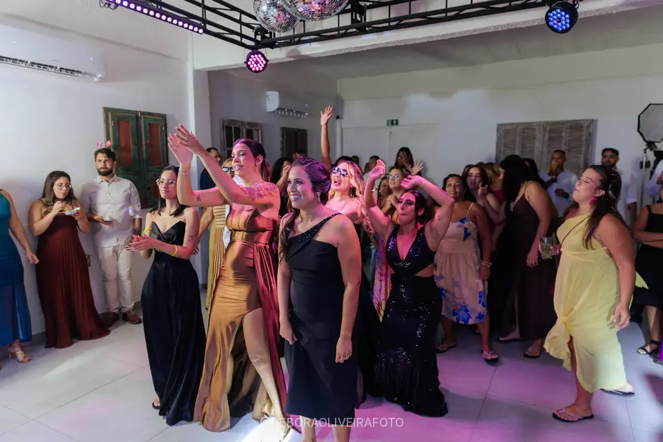 Wedding reception at Celeiro Blanc, Rio de Janeiro