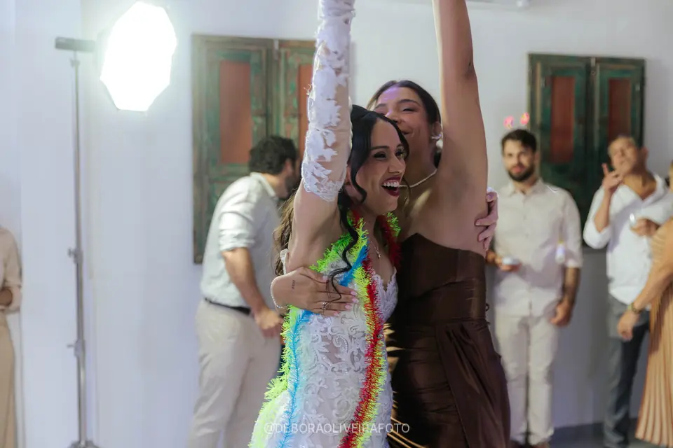 Wedding reception at Celeiro Blanc, Rio de Janeiro