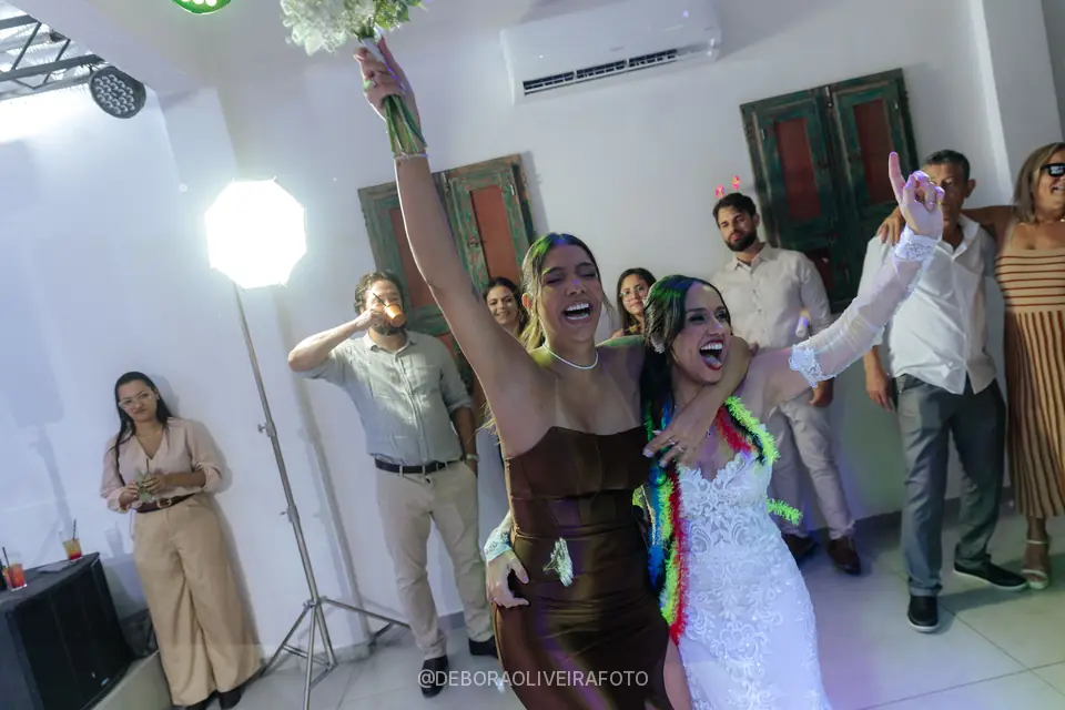 Wedding reception at Celeiro Blanc, Rio de Janeiro