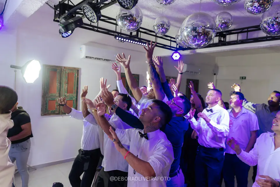 Wedding reception at Celeiro Blanc, Rio de Janeiro
