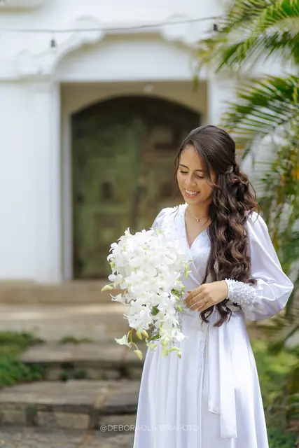 Making of da noiva Nicole na capela do Green House
