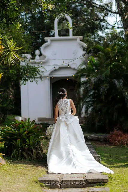Retrato da noiva Nicole no Green House, Ilha do Governador