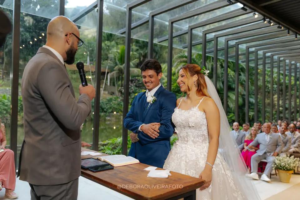 Cerimônia de casamento no Monte Záion, Rio de Janeiro