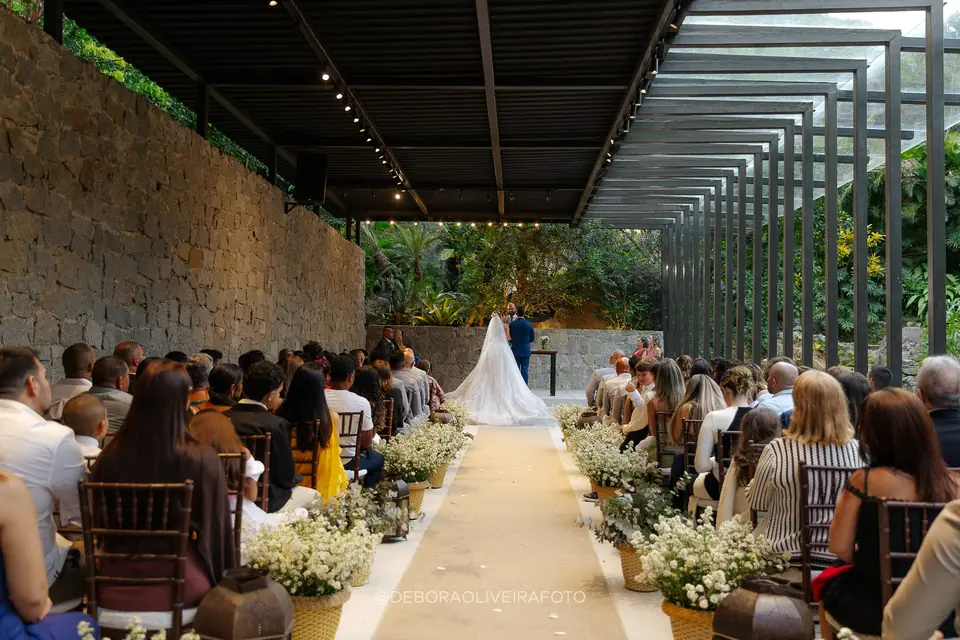 Cerimônia de casamento no Monte Záion, Rio de Janeiro