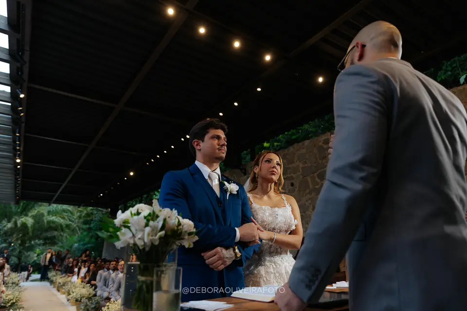 Cerimônia de casamento no Monte Záion, Rio de Janeiro