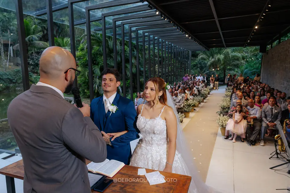 Cerimônia de casamento no Monte Záion, Rio de Janeiro