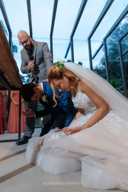 Cerimônia de casamento no Monte Záion, Rio de Janeiro
