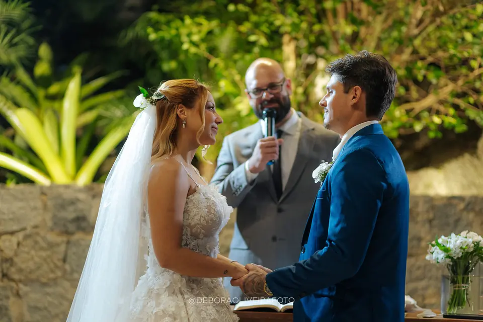 Cerimônia de casamento no Monte Záion, Rio de Janeiro