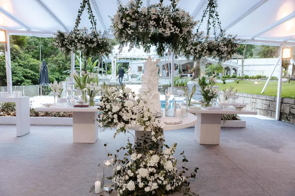 Decoração do casamento na Villa Cecília Rio