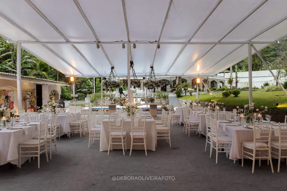 Decoração do casamento na Villa Cecília Rio